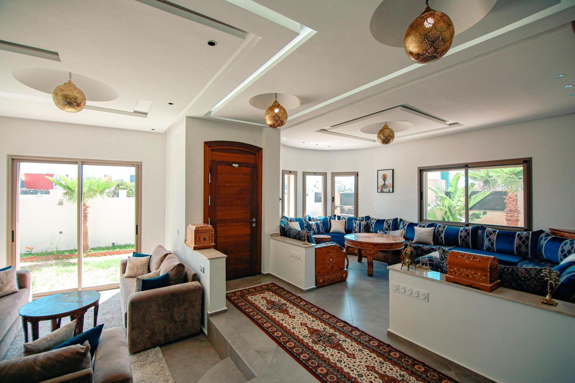 Villa Moderne A 5 Min De La Plage Avec Jardin Et 3 Salons Essaouira Exterior foto